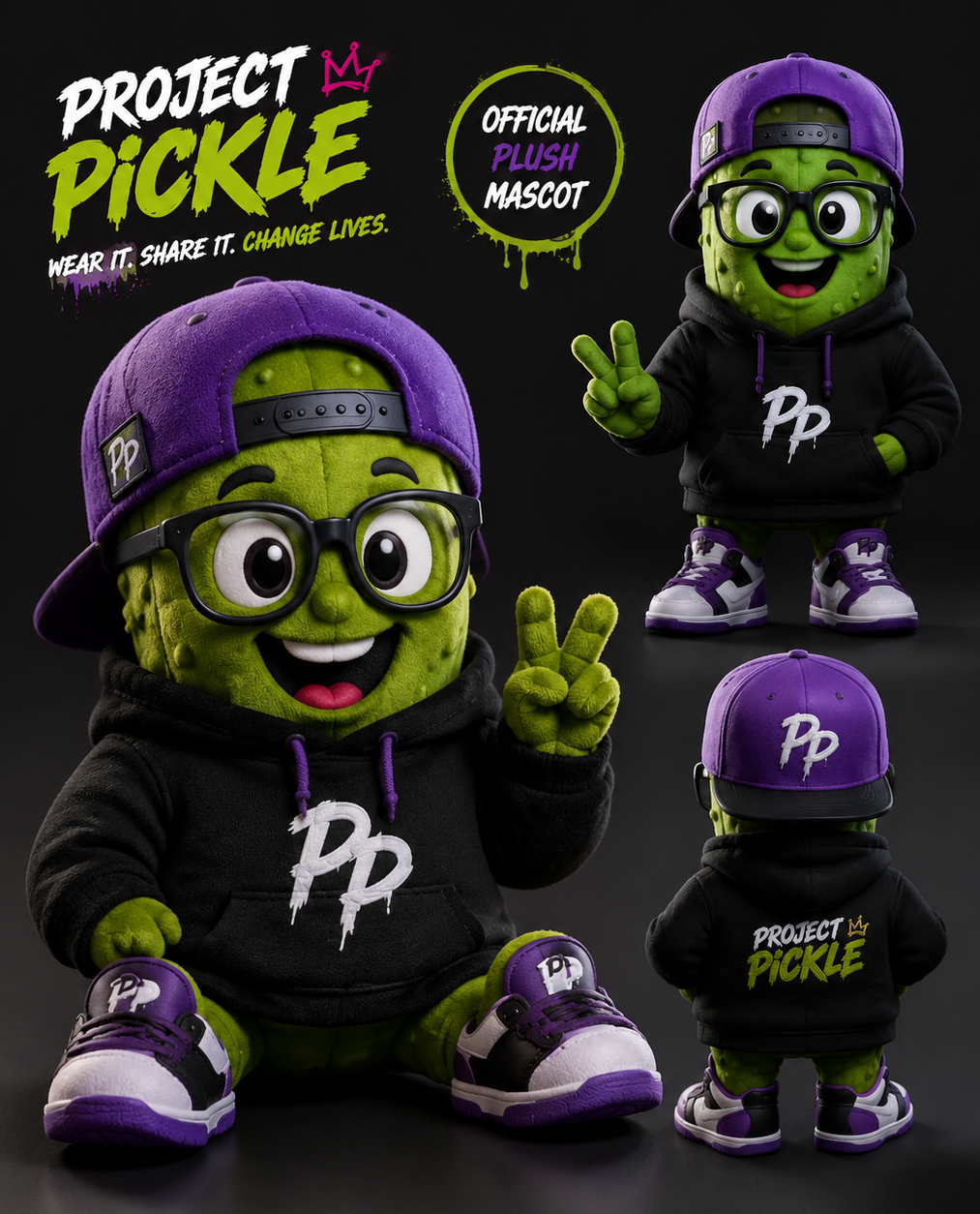 Project Pickle Ltd Edition mascot AVAILABLE SOON